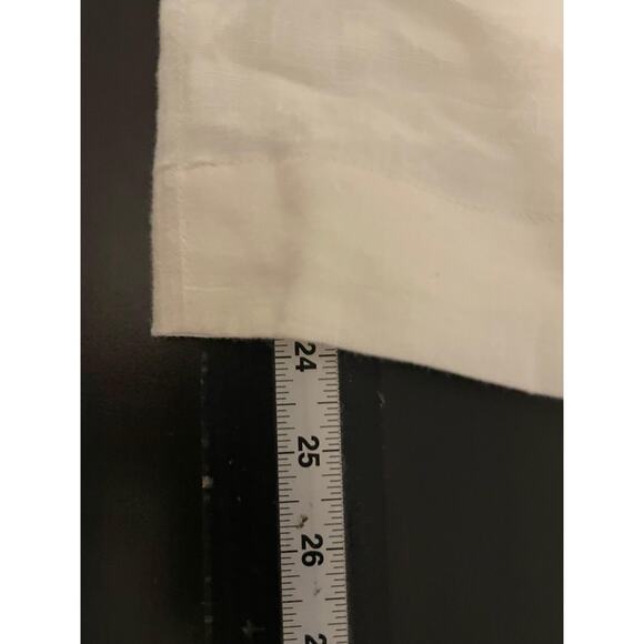 Marina Sport Marina Rinaldi Pants Womens 25 White Cropped Wide Leg Italy READ - Picture 10 of 11